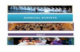 ANNUAL EVENTS - Cyprus · Annual Events 2017 ALL YEAR ROUND ... Carnival Parade of chariots and groups of people along Poseidonos Ave. ... workshops and musical events, ...