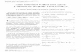 Finite Difference Method and Laplace Transform for Boundary Value … · 2017-07-28 · Abstract—This article presents the solution of boundary value problems using finite difference
