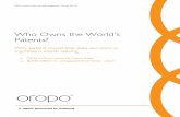 Who Owns the World’s Patents? - Oropo owns the world’s patents? | June 2015 ! Who Owns the World’s