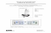 MXR FLOWMETER USER’S MANUAL - Porter …porterinstrument.com/dentalcontent/files/datasheets/...cross+protection system is designed to prevent misconnection of Oxygen and Nitrous