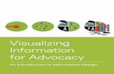 Information for Advocacy Visualizing Information for Advocacy · an Introduction to Information Design Visualizing Information for Advocacy ... facilitate strategic planning by making
