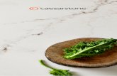 Bathroom Surfaces - Caesarstone Caesarstone... · Bathroom Surfaces Caesarstone® quartz ... actual sample or full slab of Caesarstone® as the colours in this brochure are only as