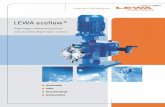  · 2016-09-07 · LEWA ecoflow pumps can be combined in almost any way. ... manual stroke adjustment Low maintenance costs, long maintenance intervals High safety against overloads