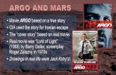 Movie ARGO based on a true story CIA used the story for ...faith-happens.com/wp-content/uploads/2014/04/MARS-AND-PREADAMITE...Joe McMoneagle, Pat Price •Military Intelligence / CIA