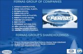FERNAS GROUP OF COMPANIES - Trans Adriatic Pipeline · FERNAS GROUP OF COMPANIES • Year of Registration ... Welding Machines ... BP, SHELL, OMV, BOTAS, TPAO, GAIL, PDO, QP . COMPLETED