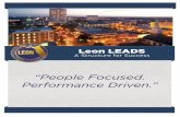 “People Focused. Performance Driven.” - LEON …cms.leoncountyfl.gov/Portals/0/county_admin/Strategic Overview...1 Leon LEADS: A Structure for Success PEOPLE FOCUSED. PERFORMANCE