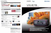 option VG-876 - ASTRODESIGN · VG-876 DIGITAL VIDEO SIGNAL GENERATOR DIGITAL VIDEO SIGNAL GENERATOR The terms HDMI and High-Definition Multimedia Interface, and the HDMI ...