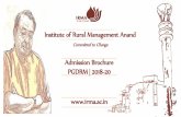 Institute of Rural Management Anand · MD, KDCMPU (Amul), Anand Dr. Janat Shah | ... Project Management (1.0 Cr) Rural Development Interventions (1.0 Cr) Strategic Management (1.0