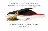 School District No. 57 District Awards Program€¦ · School District No. 57 District Awards ... GORDON BALLANTYNE MEMORIAL ... brave service of our military troops in the defense