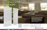 Concord Range - Stelrad · Choice of 4 different radiator options 1. Concord Vertical: 6 models, 2 heights and 3 lengths 2. Concord Slimline: 8 models, 2 heights and 4 lengths