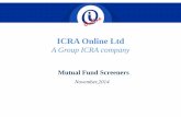 ICRA Online Ltd - Mutual fund Fund... · ICRA Online Ltd A Group ICRA company ... ICICI Prudential ... The entire distribution is skewed towards one state leaving ample scope for