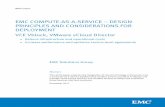 EMC Compute-As-A-Service – Design Principles and ... with existing billing systems ... VCE Vblock, VMware vCloud Director • Compute, network, and storage —The actual infrastructure