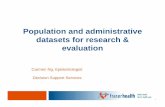 Population and administrative datasets for research & … · 2015-08-06 · •BC Surgical Patient Registry •BC Screening Mammography ... resource utilization analysis. 17 Fraser
