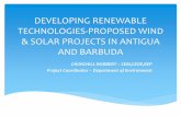 DEVELOPING RENEWABLE TECHNOLOGIES-PROPOSED WIND & SOLAR ... · Energy (SPPARE) Project STATUS: ... was proposed by five member countries of the Caribbean ... DEVELOPING RENEWABLE