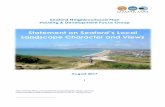 Landscape Character and Views - seafordnp.uk Character Views Nov Reg 14.pdfCore Strategy Local Plan Part 1 and the very detailed work ... National Park Authority (SDNPA). Whilst the