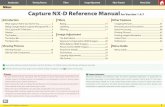 Capture NX-D Reference Manualersionfor V 1.4download.nikonimglib.com/archive3/hhTSV00jCLAn03GAOin463...Capture NX-D Reference Manual 2 Introduction Viewing Pictures Filters Image Adjustment