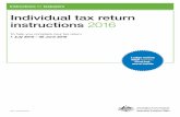 Individual tax return instructions 2016 - Australian … INDIVIDUAL TAX RETURN INSTRUCTIONS 2016 What’s new CHANGES TO GENDER IDENTIFIERS The Attorney General’s guidelines on the