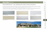 HardiePlank Lap Siding Product Description · HardiePlank® Lap Siding Product Description ... BLIND NAILING (nailing through top of plank) Blind nailing is recommended for installing