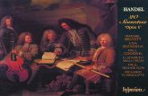 Handel: 20 Sonatas, 'Opus 1' - markpolesky.com · Recorded on 15-1 March7 , 20-22 June 20,2, 1 Decembe 199r 4 ... Fitzwilliam Museum I.t seem s to have been writte inn Italy an, d