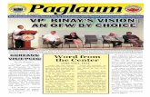 Issue No. 16 • HOPE FOR NATIONAL TRANSFORMATION … Paglaum/16_Paglaum... · Issue No. 16 • HOPE FOR NATIONAL TRANSFORMATION 8 pages ... The Comelec has come ... mission of our