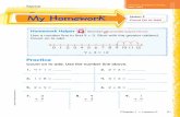 My Homework Lesson 2 - qacblogs.orgqacblogs.org/ashlie.cashin/files/2013/08/ch2.pdfMy Homework Practice Count on to add. Use the number line above. Homework Helper Need help? connectED.mcgraw-hill.com