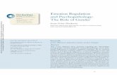 Emotion Regulation and Psychopathology: The Role …psych.colorado.edu/~willcutt/pdfs/Nolen-Hoeksema_2012.pdfRelationships Between Emotion Regulation and Psychopathology..... 167 Gender