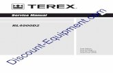 RL4000 Service Manual-116473-11-03-08 · 2018-03-20 · Service Manual RL4000D2 First Edition First Printing Part No. 116473 Discount-Equipment.com ... TEREX RL4000 Part's Manual
