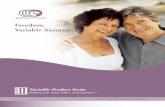 Freedom Variable Annuity - Life insurance and annuities · See your Freedom Variable Annuity prospectus for product details and charges. ... This illustration is for ... Automatic