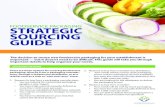 FOODSERVICE PACKAGING STRATEGIC SOURCING … · FOODSERVICE PACKAGING STRATEGIC SOURCING GUIDE • Foodservice packaging comes in many shapes, sizes DO evaluate …