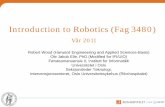 Introduction to Robotics (Fag 3480) - Universitetet i oslo · planar manipulator. ... Ch. 2: Rigid Body Motions and Homogeneous Transforms. Fag 3480 - Introduction to Robotics ...
