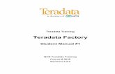 Teradata Factory - Online Tutorials ( Books & Videos)dbmanagement.info/Books/MIX/TF_Book1_Version_6.2.0_TeraData.pdf · Teradata Factory Student Manual #1 Teradata Concepts NCR System