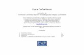 Data Definitions cvr - PACE UNIVERSITY Definitions_ Banner Reporting...Data Definitions compiled by ... Self-Study: Creating a Useful ... Educator is a PT professional staff member