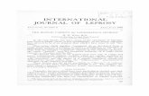 INTERNATIONAL JOURNAL OF LEPROSY - ILSLila.ilsl.br/pdfs/v31n2a01.pdf · INTERNATIONAL JOURNAL OF LEPROSY ApRIL-J UNE 1963 ~11Hr: ... on left chest above nipple. Below it is ... become
