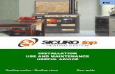 INSTALLATION USE AND MAINTENANCE USEFUL … · INSTALLATION USE AND MAINTENANCE USEFUL ADVICE ... alongside instructions for proper ... the cooker-boiler/stove-boiler with minimum