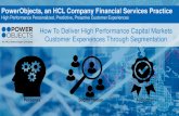 How To Deliver High Performance Capital Markets … · How To Deliver High Performance Capital Markets ... Data & Customer Experience Kate Leggett, VP & Principle ... PepsiCo International
