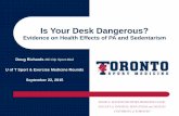 Is Your Desk Dangerous? - UTOSM€¦ · Is Your Desk Dangerous? ... Kesäniemi et al. International Journal of Behavioral Nutrition and Physical ... Annals of Internal Medicine 2015