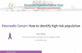 Pancreatic Cancer: How to identify high-risk population · Pancreatic Cancer: How to identify high-risk population ... Molina E & Gómez P. Work in progress 18 ... Phylum Fusobacteria