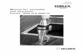 Manual for assembly and operation Furlex 300 H 400 H · Manual for assembly and operation Furlex 300 ... Because rotating parts are mounted on ball bearings the ... Hydraulic fluid