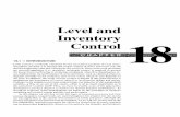 Level and Inventory Control - McMaster Universitypc-textbook.mcmaster.ca/Marlin-Ch18.pdf · 2016-07-07 · Level and Inventory Control ... few industrially important processes for