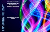 TURABO UNIVERSITY - Jackeline Martinez Rodriguezprofjackelinemrtn.weebly.com/.../8/4/10843122/what_is_an_essayppt.pdf · TURABO UNIVERSITY School of Human and ... –Read and study