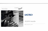 Mil Ail29 2014 an, April 29, 2014 - Luxottica · +42% t t t4.2% at constant forex (1) ... decrease in traffic, primarily driven by older consumers suffering from colder temperaturessuffering