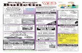 Bulletin Weekly Bargain WeeklyBargain WBB Grilles, Headlamp Assemblies, Fenders, Repair Panels and More. WeeklyBargain Bulletin Weekly Bargain Edition 2091 May 18, 2012 WBB $300 &