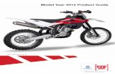 Model Year 2012 Product Guide - Beaver Creek Cycle Manuals/2012_HUSQVARNA_PRODUCT_GUIDE...Model Year 2012 Product Guide. ... and features electric start, fuel-injection ... • WR125