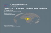 AOP 15 Airside Driving and Vehicle · PDF fileAOP 15 Airside Driving and Vehicle Permits . LBA Ref: ... exception to the traffic rule for ... ADR.OPS.B.025 Operation of vehicles states