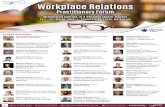 Workplace Relations - Akolade · Workplace Relations, Australian Chamber of Commerce and ... • Learn to manage enterprise bargaining and union ... and productivity in a complex