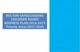 BOLTON SAFEGUARDING CHILDREN BOARD BUSINESS PLAN …boltonsafeguardingchildren.org.uk/wp-content/.../BSCB-Business-Plan... · BOLTON SAFEGUARDING CHILDREN BOARD BUSINESS PLAN 2016-2019