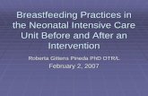 Investigation of Breastfeeding Practices ... - cme.hsc.usf.edu feeding... · the Neonatal Intensive Care Unit Before and After an ... Blood pressure in the teenage years ... 64% (Byrne,