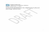 DRAFT September 2, 2015 Technical Guidelines for ... · Planetary Scanner ... SPECIAL COLLECTIONS DOCUMENT IMAGING ..... 26 DOCUMENT IMAGING ...