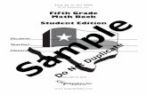 Fifth Grade Math Book Student Edition - gfeducators.com Sample Books... · Fifth Grade . Math Book ... Classroom: Sape. Do Not Duplicate. Step Up to the TEKS. Fifth Grade . Math Book.