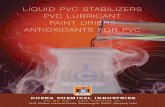 LIQUID PVC STABILIZERS PVC LUBRICANT PAINT DRIERS ...· Paint Driers, PVC Lubricants & Antioxidants